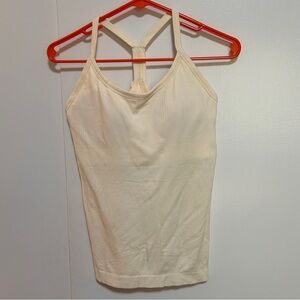 CRZ Yoga Cream Full Length Tank Top NWT